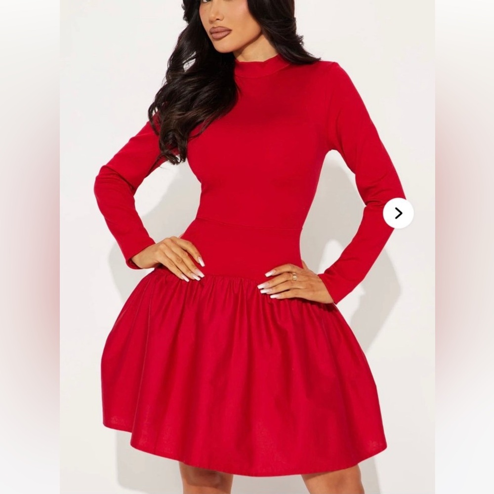 NEW Red Fashion Nova Dress